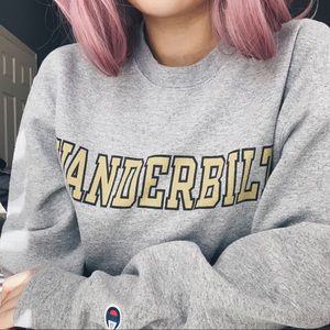 Champion Vanderbilt Crewneck ⚡️